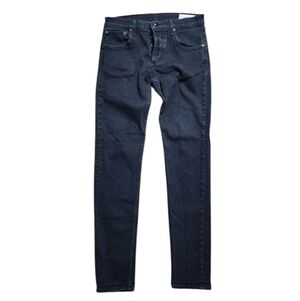 Rag and Bone Extra Slim Black Jeans (White Wash) Size 32